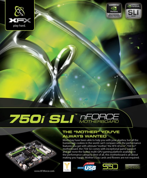 Nvidia nForce 750i SLI for sale. large image 0