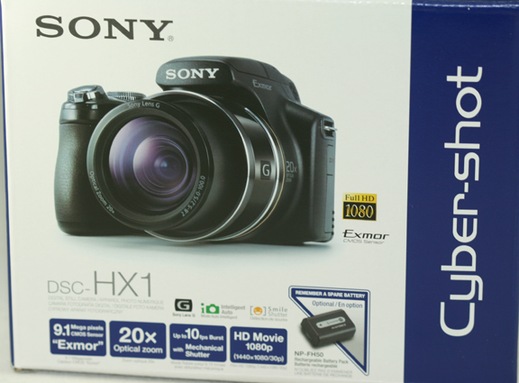 SONY HX1-Semi DSLR-Free-2Batteries 1Bag 4GB Memory large image 1