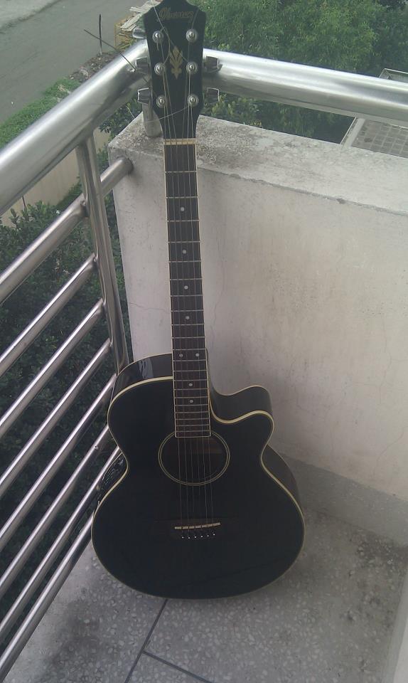 URGENT IBANEZ ACOUSTIC AEG8E-BK large image 0