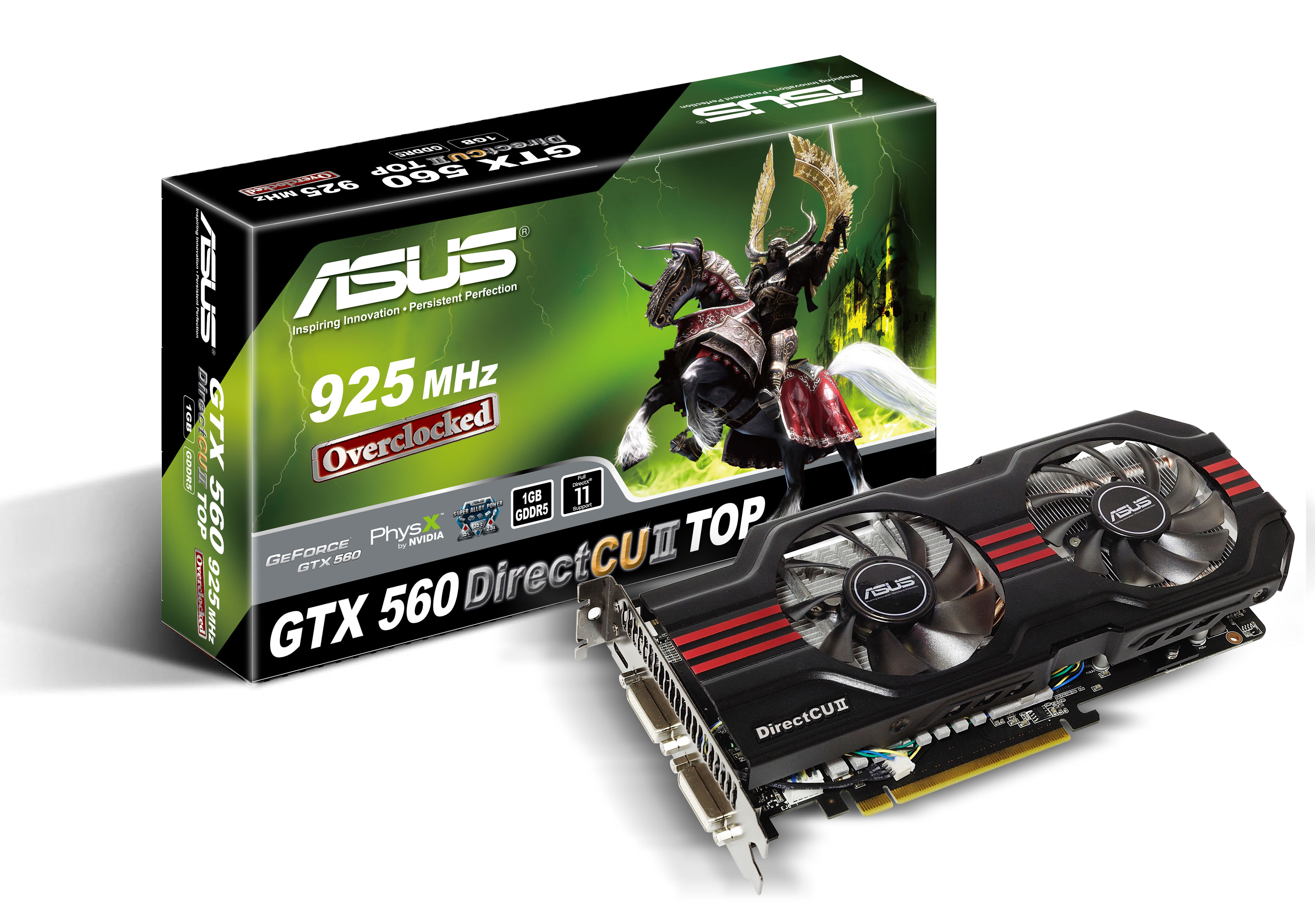 ASUS Geforce ENGTX560 DCII TOP large image 0