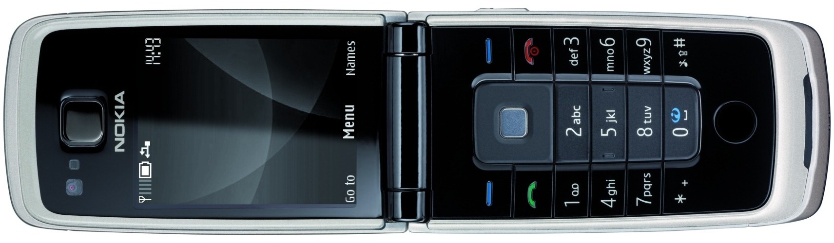 Nokia 6600 Folding Full Black Color With 2GB large image 1