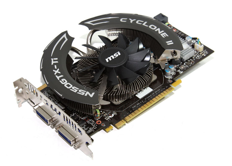 MSI GTX 550 Ti Cyclone II large image 0