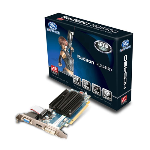 SAPPHIRE radeon HD5450 2gb DDR3 11 months warrenty large image 0