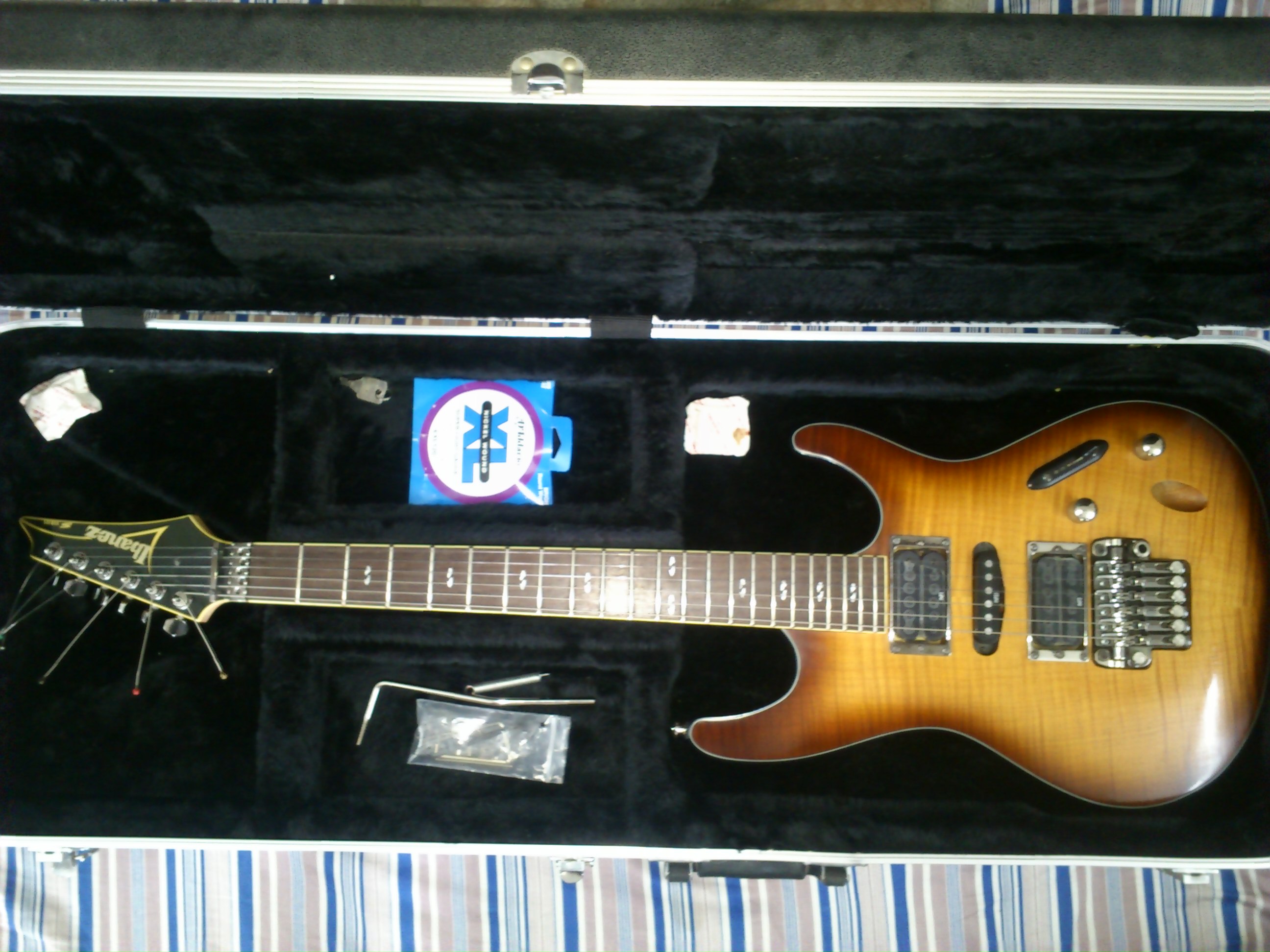 urgent ibanez s670fm with hard case large image 0