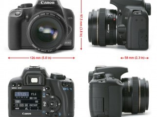 Canon EOS 1000D Digital SLR Camera with EF-S 18-55mm lens