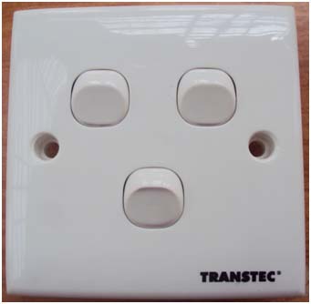 Transtec Brand Wall Switch large image 0