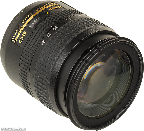 Nikon 24-85mm f 3.5-4.5 AFS G FX Lens large image 0