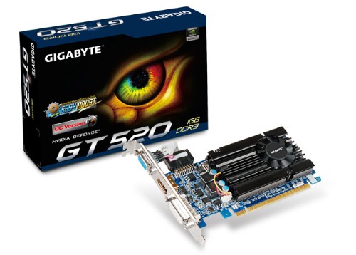 Gigabyte GT520 OC Edition 1GB DDR3  large image 0