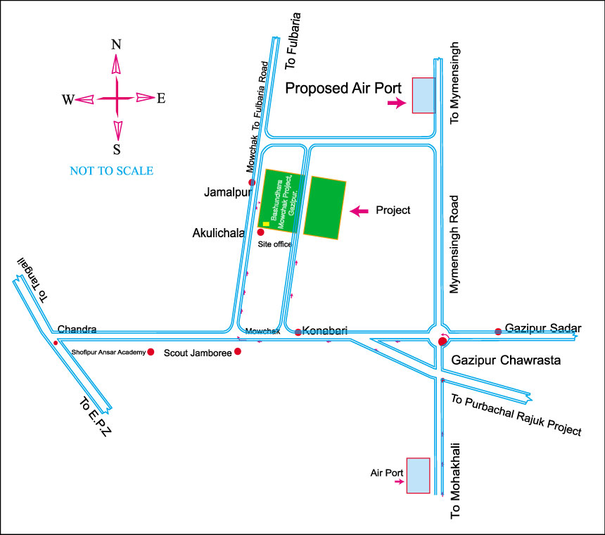 5 Katha plots in Bashundhara Mowchak Project large image 0