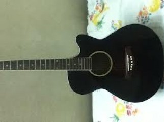 Urgent sell TGM Black acoustic guiter...........