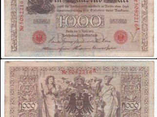 Rare German 1000 Mark bank Note