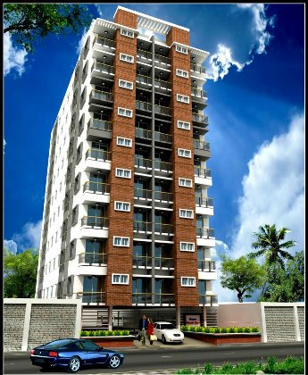 Mohammadpur Shekrtek 1st flr Southface 3bed Tk. 3500 per sft large image 0