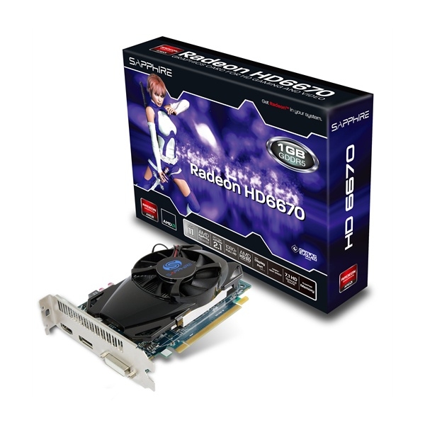 Sapphire Radeon HD 6670 1GB DDR5 large image 0