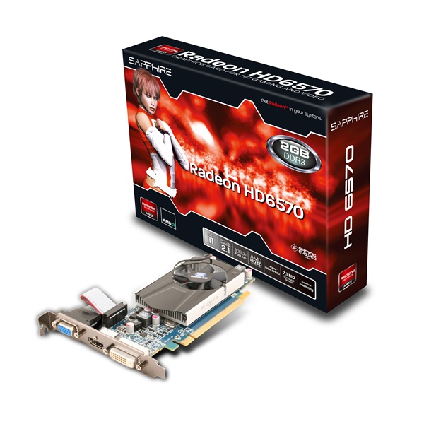 SAPPHIRE HD 6570 2GB DDR3 large image 0