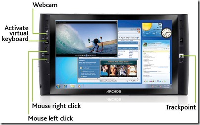 Windows Tablet Archos 9 from USA large image 0