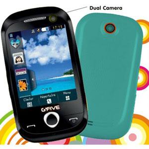 G FIVE G365 touch phone with 7 colors back cover large image 0