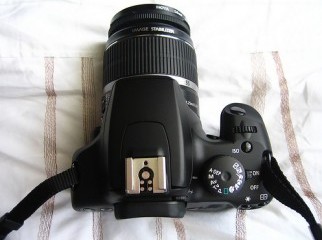 Canon EOS 1000D with 18 55mm lense and camera bag