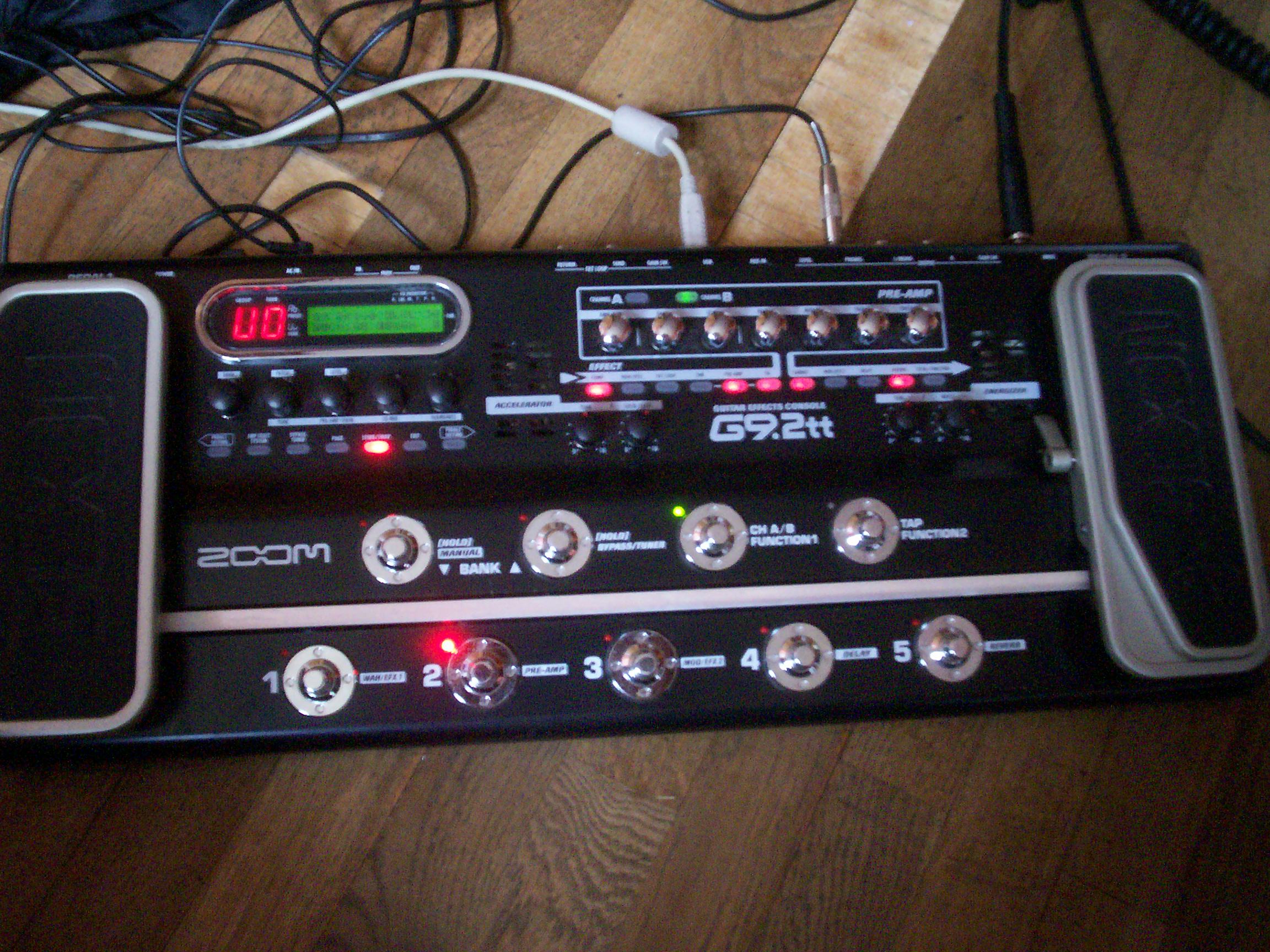 Zoom G9.2tt guitar effect processor large image 0