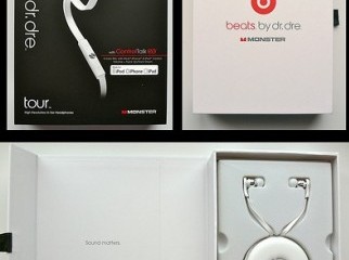 Beats by Dre Tour Control Talk In-Ear Headphones White