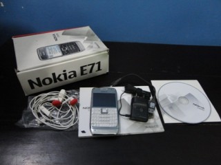 Nokia E 71 Boxed White with Silver Vodafone Exclusive