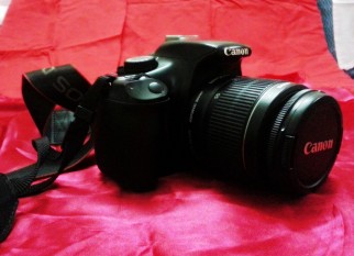 Canon 1100D with 18-55mm lens with Manuals Box etc